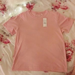 Pink Cropped Tee
